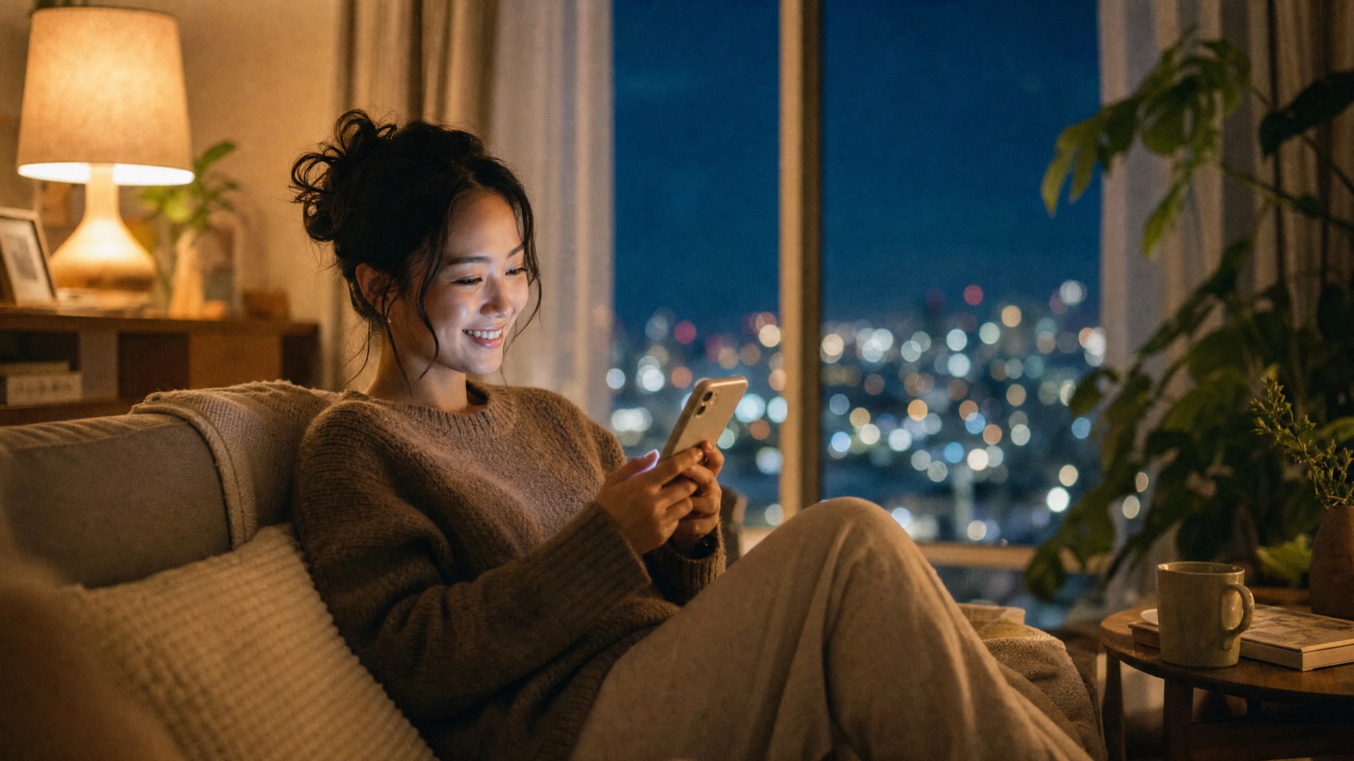 居家放松夜间睡眠监测场景